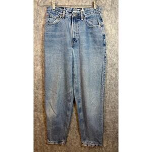 Vtg Gap Denim Reverse Fit Womens Size 8  Light Wash Ankle Jeans 5-Pocket EUC
